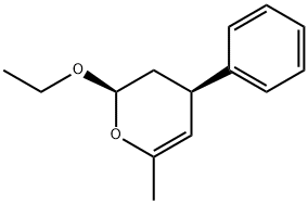 2H-Pyran,2-ethoxy-3,4-dihydro-6-methyl-4-phenyl-,cis-(9CI) Structure