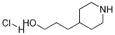 3-(Piperidin-4-yl)propan-1-ol hydrochloride Structure