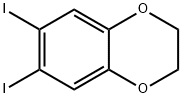 6,7-DIIODOBENZO(1,4)DIOXAN Structure