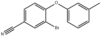 3-Bromo-4-m-tolyloxybenzonitrile 구조식 이미지