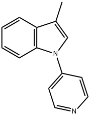 3-methyl-N-(4-pyridyl)indole Structure