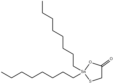 2,2-디옥틸-1,3,2-옥사티아스탄놀란-5-온 구조식 이미지