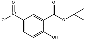 TERT-BUTYL 2-HYDROXY-5-NITROBENZOATE 구조식 이미지