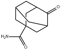 4-OXOADAMANTANE-1-CARBOXAMIDE Structure