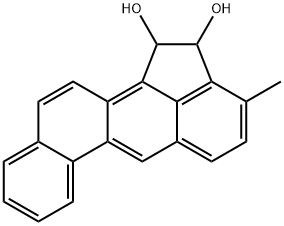 1,2-Dihydro-3-methylbenz[j]aceanthrylene-1,2-diol Structure