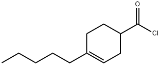 3-사이클로헥센-1-카보닐클로라이드,4-펜틸-(9CI) 구조식 이미지