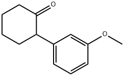 2-(3-METHOXYPHENYL)CYCLOHEXANONE Structure