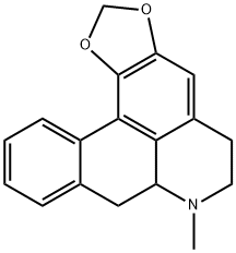 6,7,7a,8-Tetrahydro-7-methyl-5H-benzo[g]-1,3-benzodioxolo[6,5,4-de]quinoline Structure