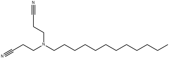 N,N-Dipropionitrillaurylamin Structure