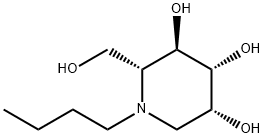 N-ButyldeoxymannojirimycinHCl Structure