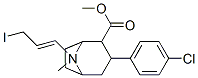 N-(3-iodopropen-1-yl)-2-carbomethoxy-3-(4-chlorophenyl)tropane 구조식 이미지