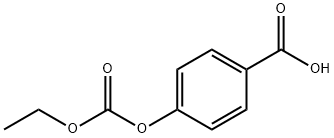 4-Ethoxycarbonyloxybenzoicacid 구조식 이미지