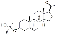 pregnenolone-3-O-methylthiophosphonate Structure