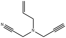 Acetonitrile, (2-propenyl-2-propynylamino)- (9CI) Structure