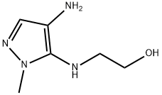 Ethanol,  2-[(4-amino-1-methyl-1H-pyrazol-5-yl)amino]- 구조식 이미지