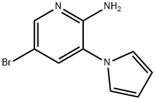 5-브로모-3-피롤-1-일-피리딘-2-일아민 구조식 이미지