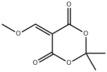 5-(메톡시메틸렌)-2,2-다이메틸-1,3-다이옥산-4,6-다이온 구조식 이미지