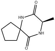 6,9-Diazaspiro[4.5]decane-7,10-dione,8-methyl-,(R)-(9CI) Structure
