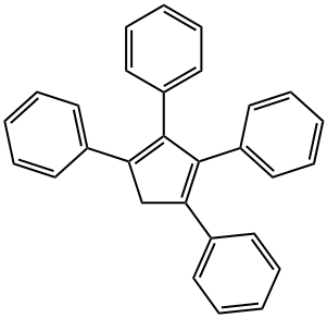 1,2,3,4-TETRAPHENYL-1,3-CYCLOPENTADIENE Structure