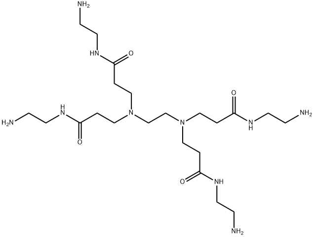 STARBURST(R) (PAMAM) DENDRIMER, GENERATION O 구조식 이미지