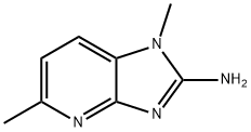 2-AMINO-1,5-DIMETHYLIMIDAZO(4,5,B)PYRIDINE Structure