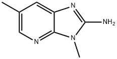 2-AMINO-3,6-DIMETHYLIMIDAZO(4,5-B)PYRIDINE Structure