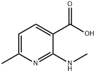 6-methyl-2-(methylamino)nicotinic acid Structure