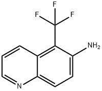 6-Quinolinamine, 5-(trifluoromethyl)- 구조식 이미지