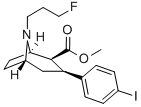 8-AZABICYCLO[3.2.1]OCTANE-2-CARBOXYLIC ACID, 8-(3-FLUOROPROPYL)-3-(4-IODOPHENYL)-, METHYL ESTER (1R,2S,3S,5S)- Structure