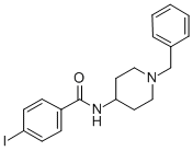 N-(N-benzylpiperidin-4-yl)-4-iodobenzamide Structure