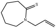 2H-Azepine-2-thione,  hexahydro-1-(2-propenyl)-  (9CI) 구조식 이미지