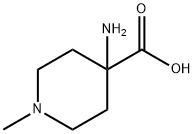 4-AMINO-1-METHYL-4-PIPERIDINECARBOXYLIC ACID Structure