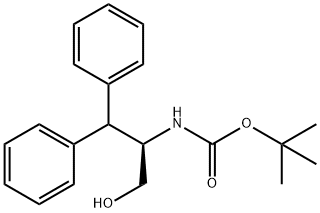 N-Boc-beta-phenyl-D-phenylalaninol Structure
