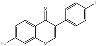 3-(4-fluorophenyl)-7-hydroxy-4h-1-benzopyran-4-on 구조식 이미지