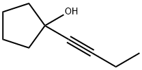 1-(1-BUTYNYL)CYCLOPENTANOL 구조식 이미지