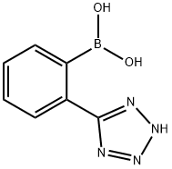 2-(2H-TETRAZOL-5-YL)-PHENYLBORONIC ACID 구조식 이미지