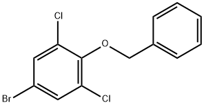 3,5-DICHLORO-4-BENZYLOXYBROMOBENZENE Structure