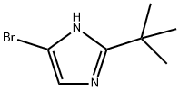 5-bromo-2-tert-butyl-1H-imidazole 구조식 이미지