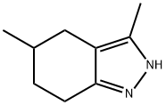 2H-Indazole,  4,5,6,7-tetrahydro-3,5-dimethyl- Structure