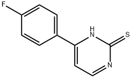 4-(4-Fluorophenyl)pyrimidine-2-thiol 구조식 이미지