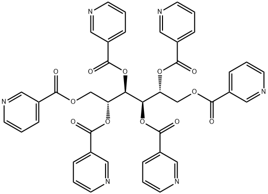 D-mannitol hexanicotinate Structure