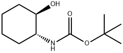 (1R,2R)-트랜스-N-Boc-2-아미노사이클로헥산올 구조식 이미지