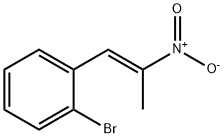 1-(2-브로모페닐)-2-니트로프로펜 구조식 이미지