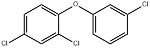 2,4-Dichlorophenyl 3-chlorophenyl ether Structure