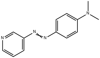 4'-N,N-dimethylamino-1'-phenylazo-3-pyridine 구조식 이미지