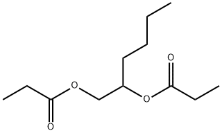 2-propanoyloxyhexyl propanoate Structure