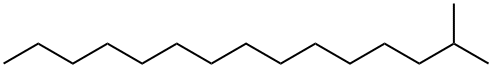 2-METHYLPENTADECANE Structure