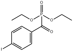 (4-IODO-BENZOYL)-PHOSPHONIC ACID DIETHYL ESTER 구조식 이미지