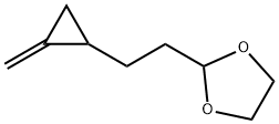 1,3-Dioxolane,  2-[2-(methylenecyclopropyl)ethyl]-  (9CI) Structure