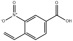 Benzoic acid, 4-ethenyl-3-nitro- (9CI) Structure